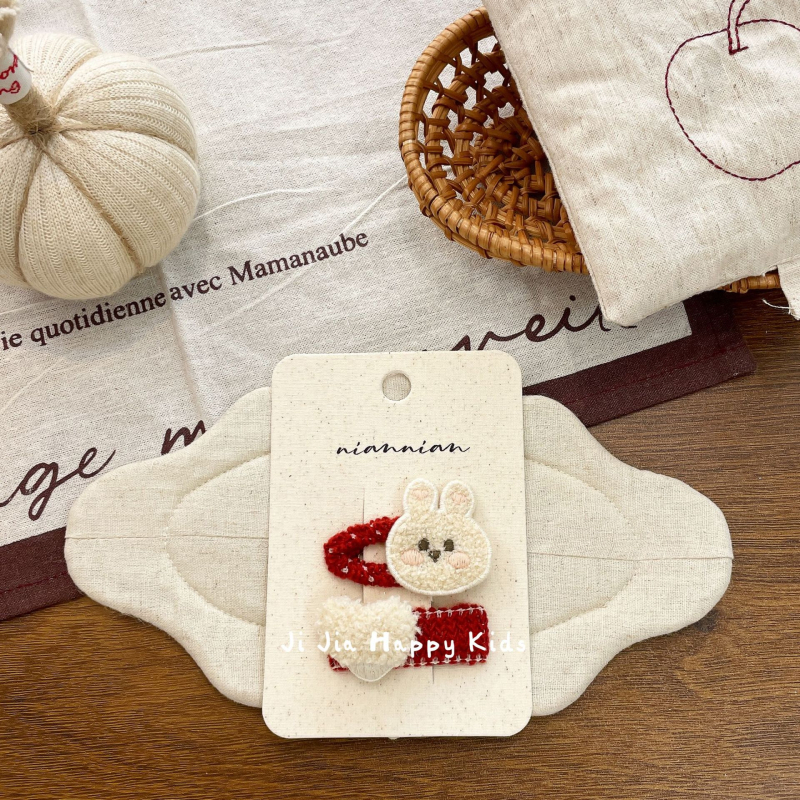 Rūpnieciski darināta auduma matu spraude sievietēm, Korejas stilā, BB spraudnis, sānu spraudnis, retro loku