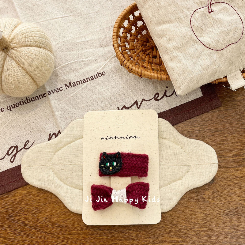 Rūpnieciski darināta auduma matu spraude sievietēm, Korejas stilā, BB spraudnis, sānu spraudnis, retro loku