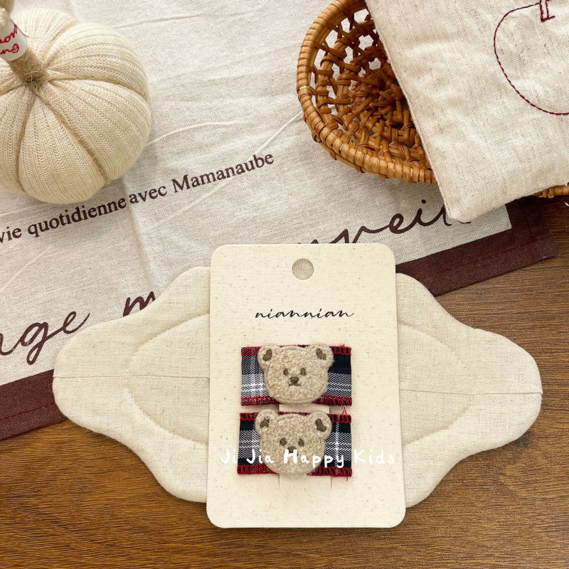 Rūpnieciski darināta auduma matu spraude sievietēm, Korejas stilā, BB spraudnis, sānu spraudnis, retro loku