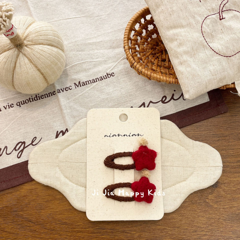 Rūpnieciski darināta auduma matu spraude sievietēm, Korejas stilā, BB spraudnis, sānu spraudnis, retro loku