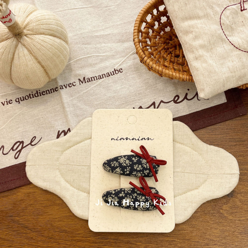 Rūpnieciski darināta auduma matu spraude sievietēm, Korejas stilā, BB spraudnis, sānu spraudnis, retro loku