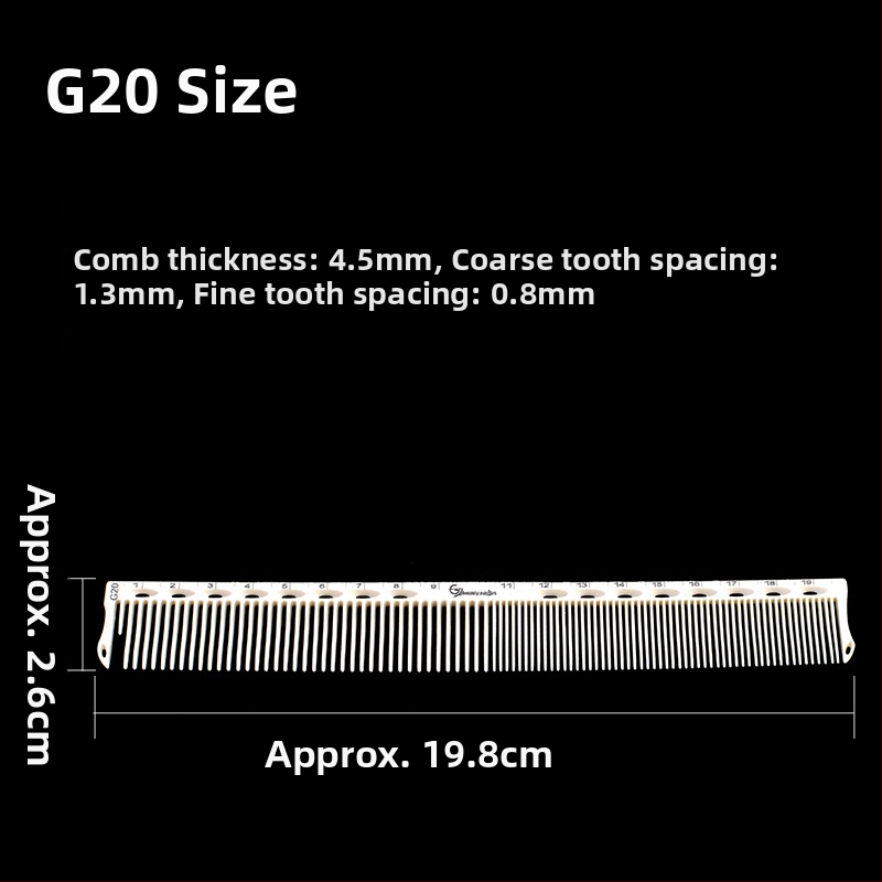 KLS profesionalni češalj za kosu – ABS materijal, šiljasti rep, za salone