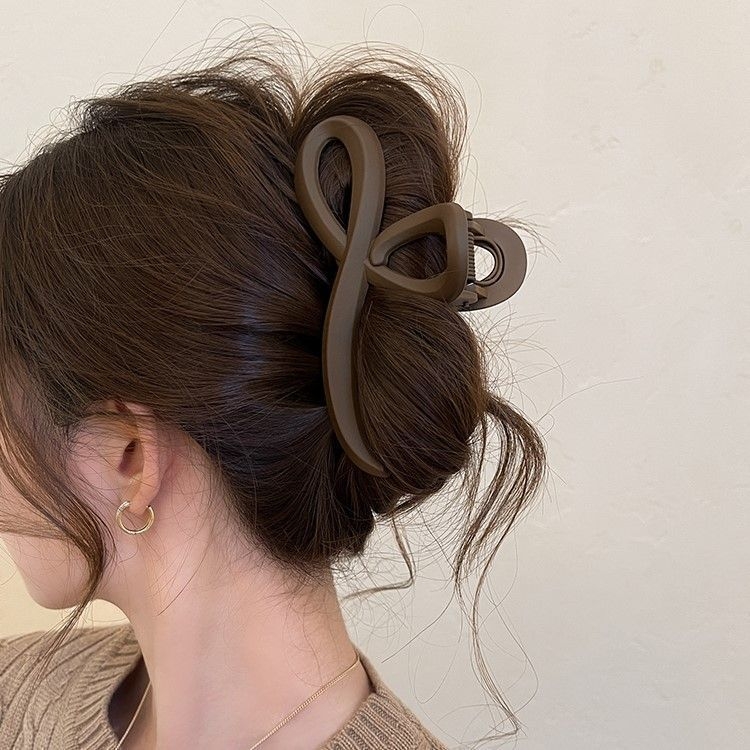 Matu sprādze Gripper, roku darīta, korejiešu stilā, nemetāliska materiāla, sievietēm, ziemas 2024