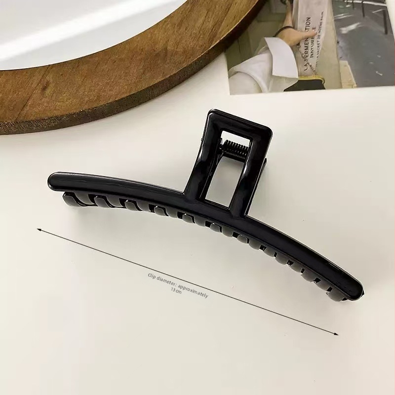 Matu sprādze Gripper, roku darīta, korejiešu stilā, nemetāliska materiāla, sievietēm, ziemas 2024