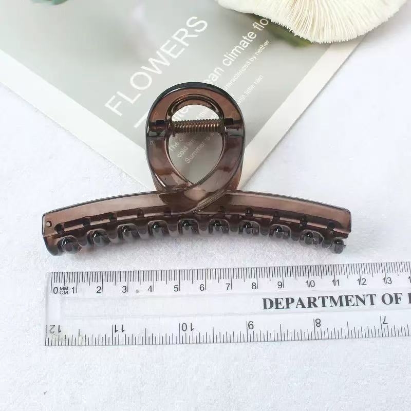 Matu sprādze Gripper, roku darīta, korejiešu stilā, nemetāliska materiāla, sievietēm, ziemas 2024