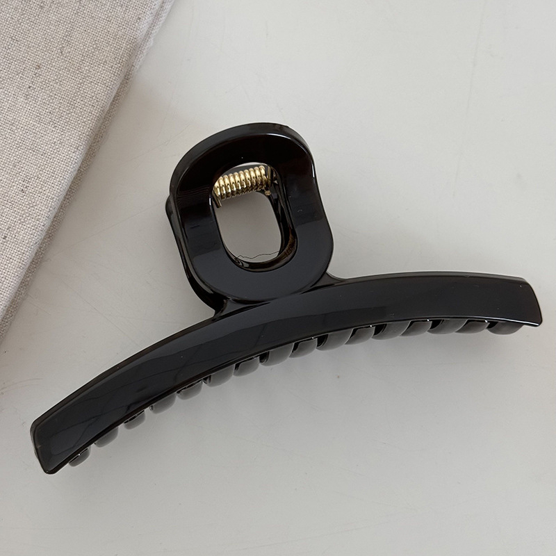 Matu sprādze Gripper, roku darīta, korejiešu stilā, nemetāliska materiāla, sievietēm, ziemas 2024