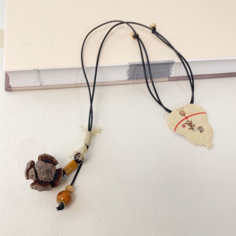 Unisex ilga megztinio grandinė su mediniais elementais etniniu stiliumi, megzti medvilninio-linų karoliai — Medžiaga: augalinių vaisių grandinė; Grandinės stilius: odinis virvas; Tipas: megztinio grandinė, ilgas karoliai; Išplėstinė grandinė: 11 cm ar daug