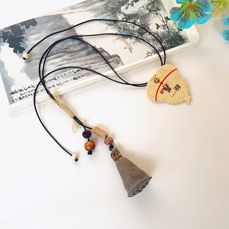 Unisex ilga megztinio grandinė su mediniais elementais etniniu stiliumi, megzti medvilninio-linų karoliai — Medžiaga: augalinių vaisių grandinė; Grandinės stilius: odinis virvas; Tipas: megztinio grandinė, ilgas karoliai; Išplėstinė grandinė: 11 cm ar daug