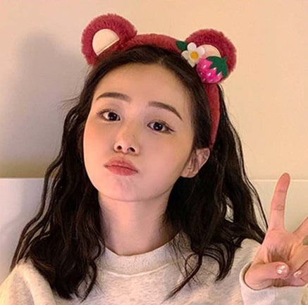 Plīša galvas lente, materiāls: audums, roku darbs, universāla, stilā: karikatūra