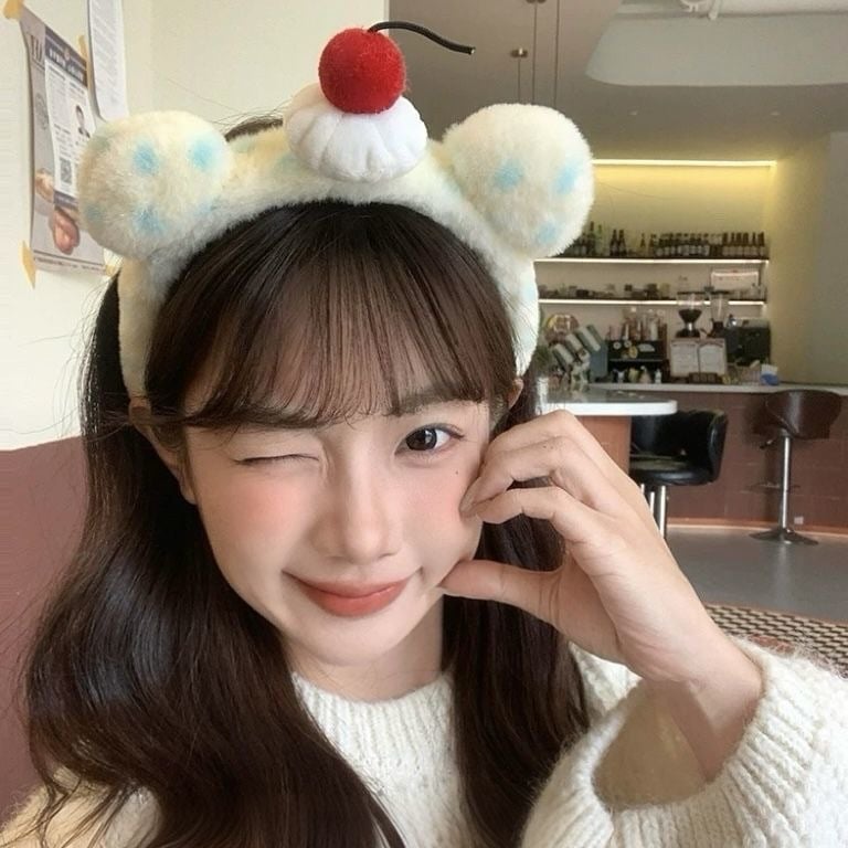 Plīša galvas lente, materiāls: audums, roku darbs, universāla, stilā: karikatūra