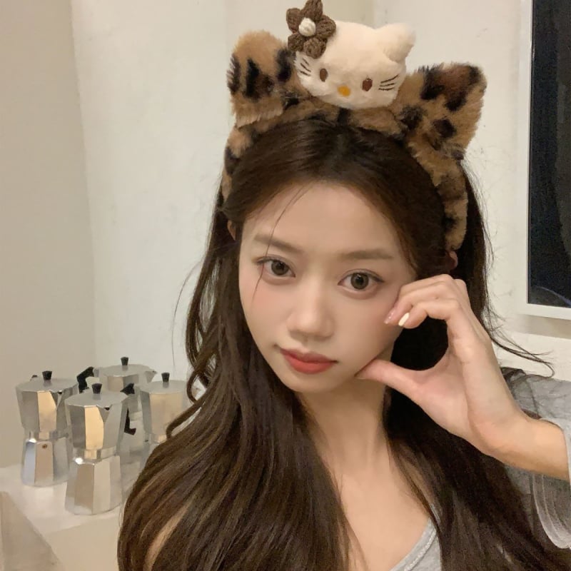 Plīša galvas lente, materiāls: audums, roku darbs, universāla, stilā: karikatūra