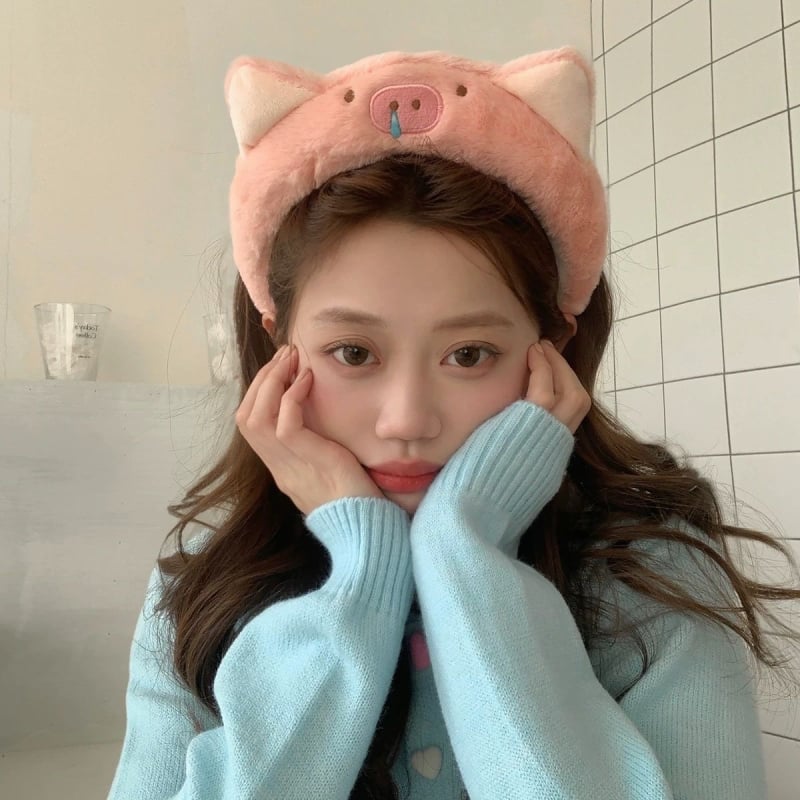 Plīša galvas lente, materiāls: audums, roku darbs, universāla, stilā: karikatūra