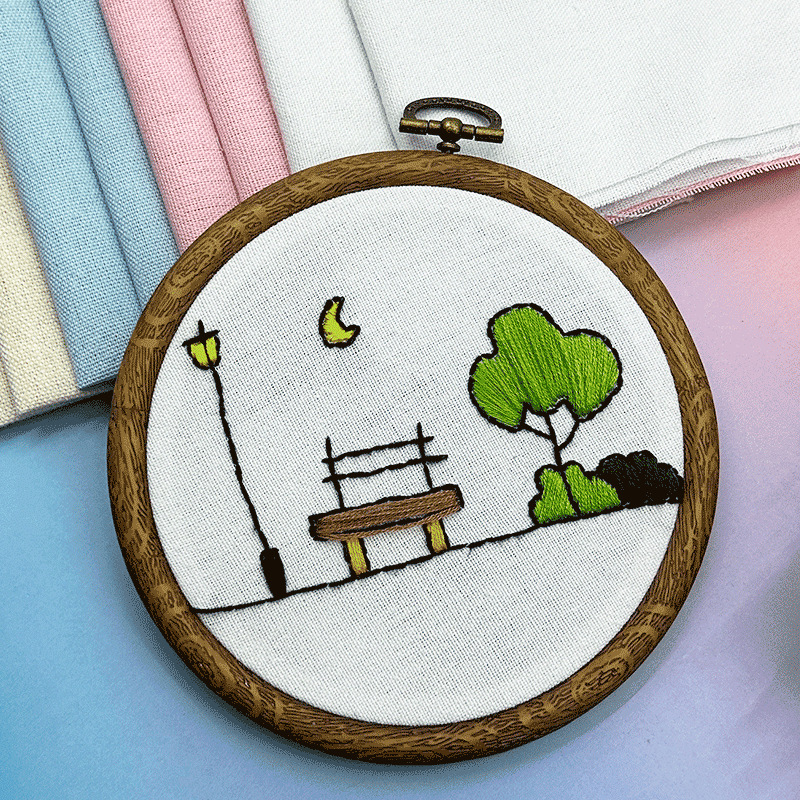 Līnas izšuvumu komplekts — DIY krustdūrienu izšuvums, Modelis: Cits, Izšuvuma veids: Cits, Telpa: Viesistaba/Gulēamistaba, Stils: Mūsdienīgs minimālisms