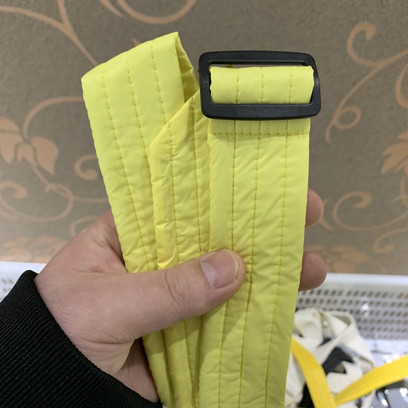 Sieviešu josta kaprtam ar kokvilnas pildījumu, saitēm ar auklu, austā josta ar plastmasas sprādzi, mašīnas dizains, platums 2–4 cm