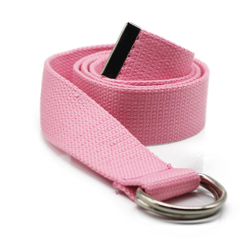 Kanvas josta ar dubultās gredzenes sprādzi, austs lentes – sievietēm Korejas stilā