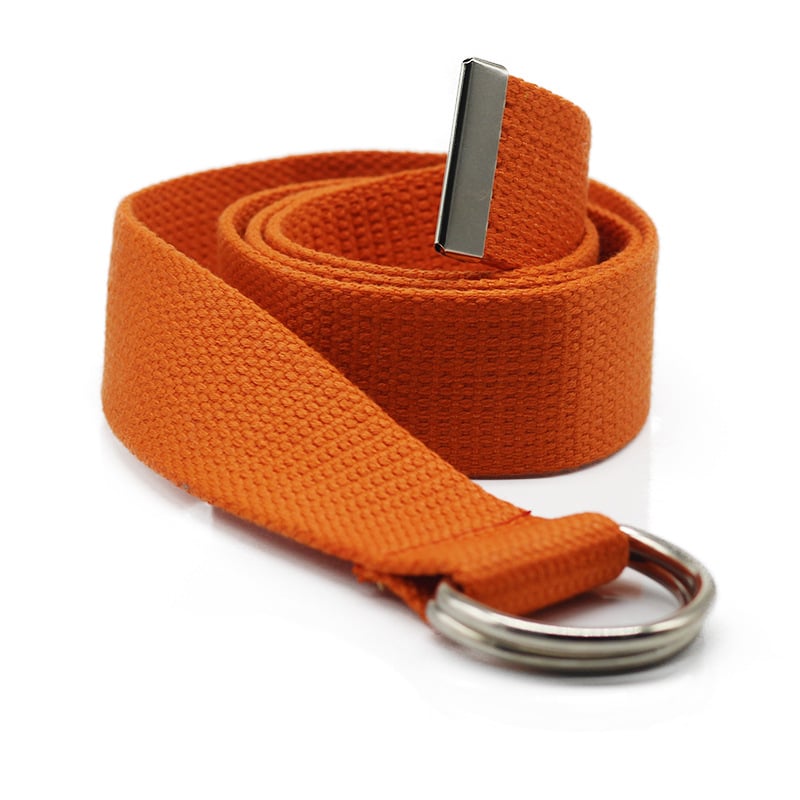 Kanvas josta ar dubultās gredzenes sprādzi, austs lentes – sievietēm Korejas stilā