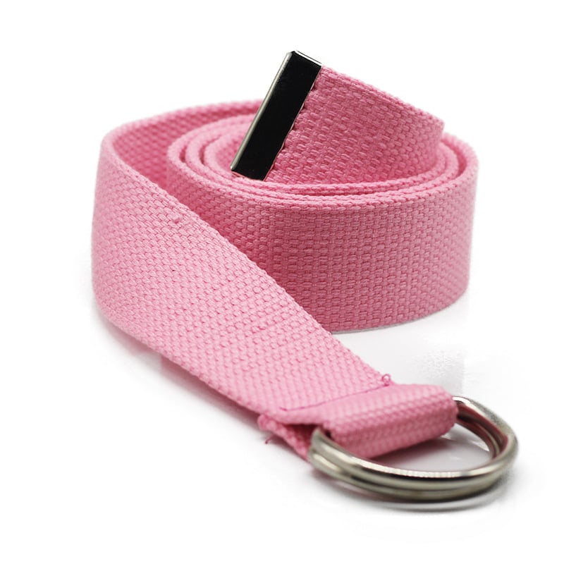 Kanvas josta ar dubultās gredzenes sprādzi, austs lentes – sievietēm Korejas stilā