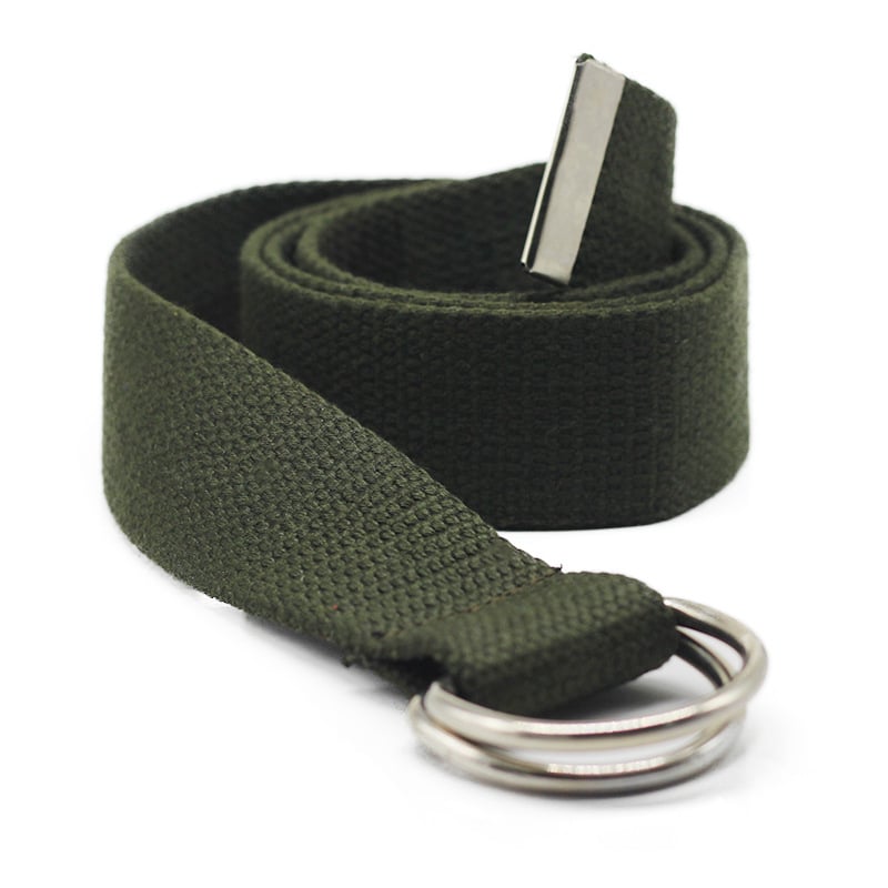 Kanvas josta ar dubultās gredzenes sprādzi, austs lentes – sievietēm Korejas stilā