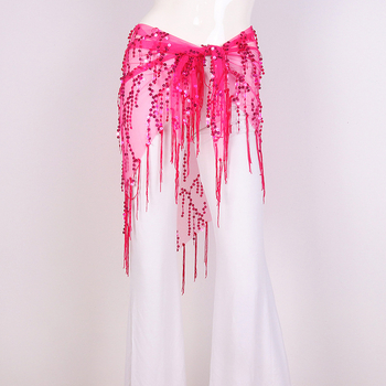 Chongwu Pilvo šokių diržas su kutais, suaugusioms moterims, audinys medžiaga, vienos kilpos diržas