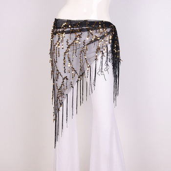 Chongwu Pilvo šokių diržas su kutais, suaugusioms moterims, audinys medžiaga, vienos kilpos diržas