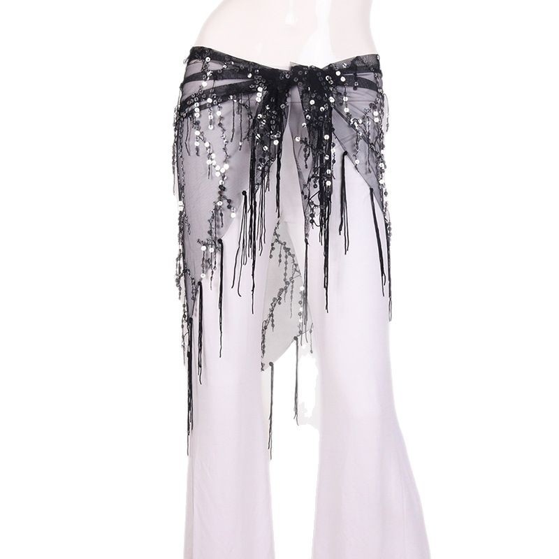 Chongwu Pilvo šokių diržas su kutais, suaugusioms moterims, audinys medžiaga, vienos kilpos diržas