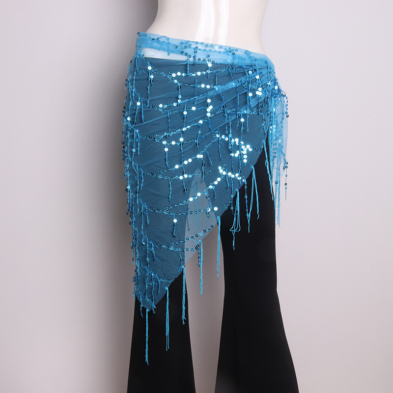 Chongwu Pilvo šokių diržas su kutais, suaugusioms moterims, audinys medžiaga, vienos kilpos diržas