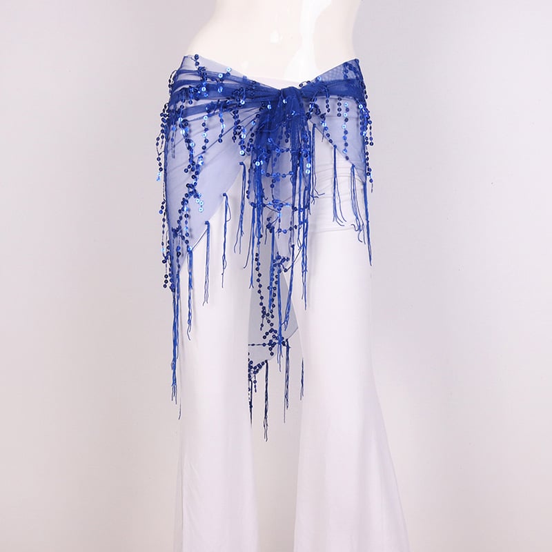 Chongwu Pilvo šokių diržas su kutais, suaugusioms moterims, audinys medžiaga, vienos kilpos diržas