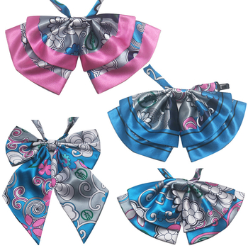 Παπιγιόν από πολυεστερ-σίλκ, ριγέ μοτίβο, Jacquard ύφανση, στυλ Arrow Type/Administrative