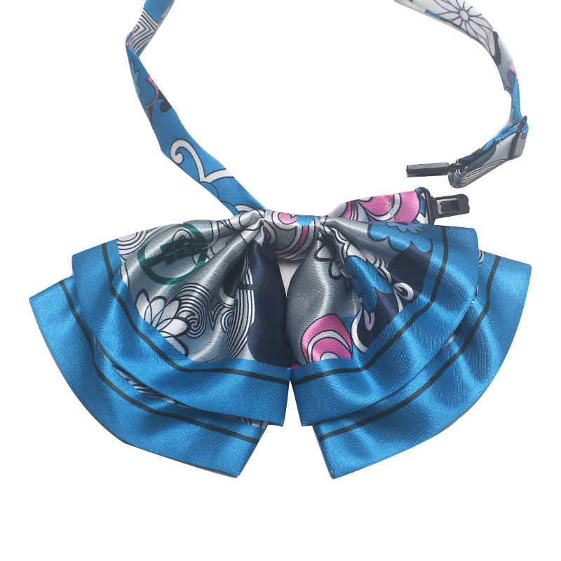 Παπιγιόν από πολυεστερ-σίλκ, ριγέ μοτίβο, Jacquard ύφανση, στυλ Arrow Type/Administrative