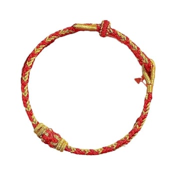 DIY pintinė apyrankė iš virvės, etninio stiliaus, unisex, rankų mezginys, 2024 pavasaris