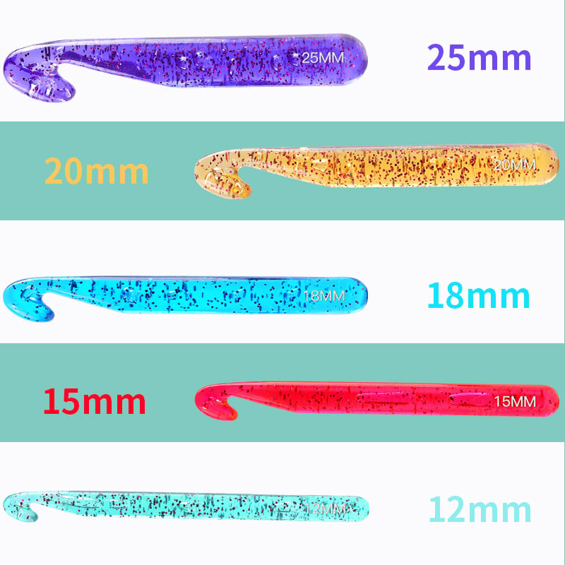 Set kukice za kukicu: prozirna debela plastična kukica za početnike; ZA marka; Wool braided set; moderni stil; bruto težina 241,8 g