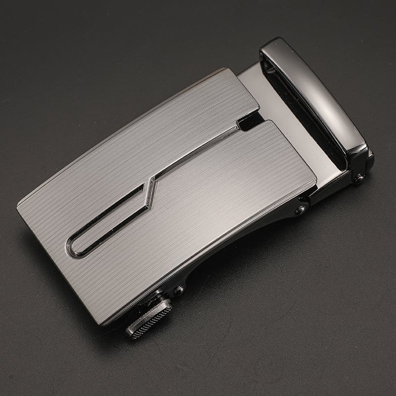 Automātiska jostas sprādze, sakausējums, taisnstūra forma, vīriešiem, biznesa stils