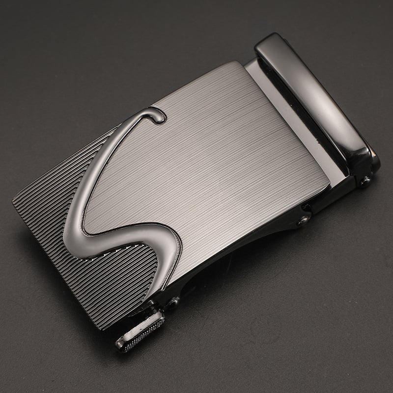 Automātiska jostas sprādze, sakausējums, taisnstūra forma, vīriešiem, biznesa stils