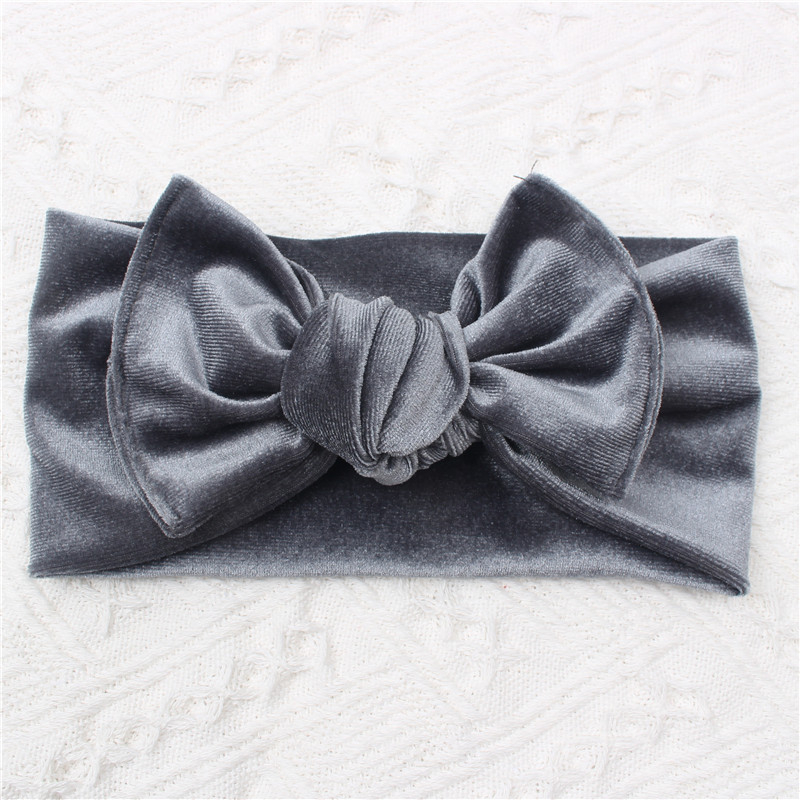 Bandă de păr din catifea cu nod, pentru copii, protecție fontanelă, material textil, ambalaj individual, personalizare disponibilă