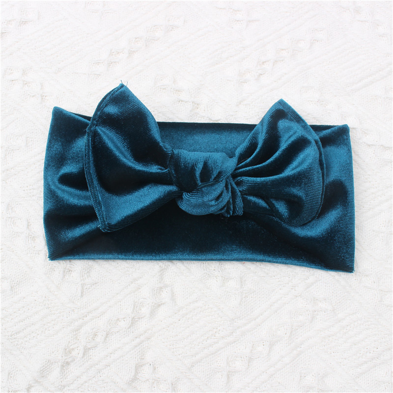 Bandă de păr din catifea cu nod, pentru copii, protecție fontanelă, material textil, ambalaj individual, personalizare disponibilă