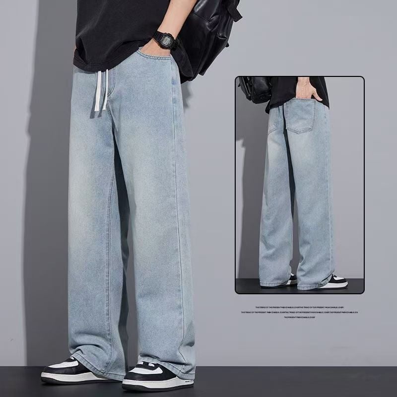 Bootcut traperice od denima, flis podstavljene, srednji pojas, zakrivljeni rub, blago prošireni ravni dio nogavice