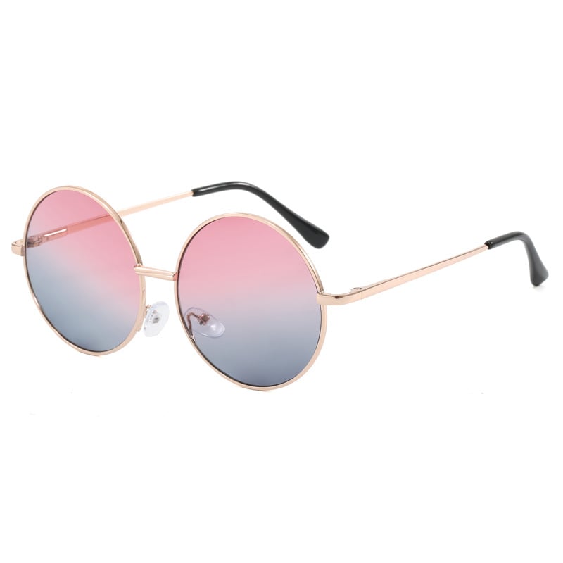 Bērnu saulesbrilles BLINGQUEEN – UV400 aizsardzība, bez polarizācijas, pilns rāmis, apaļš rāmis