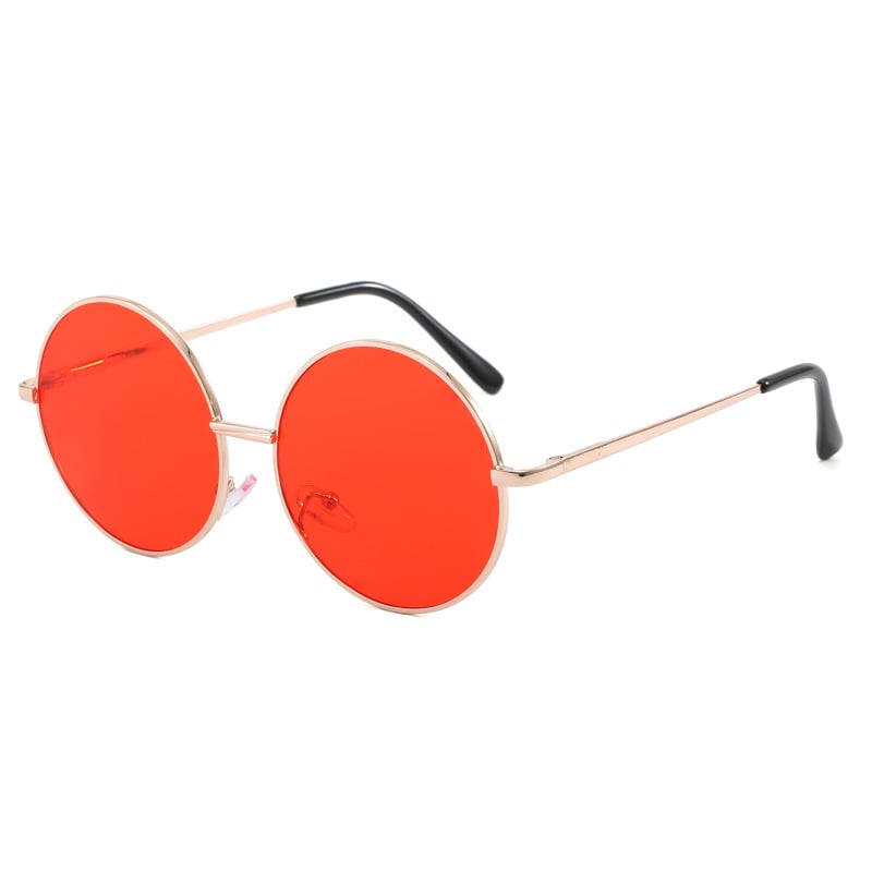 Bērnu saulesbrilles BLINGQUEEN – UV400 aizsardzība, bez polarizācijas, pilns rāmis, apaļš rāmis