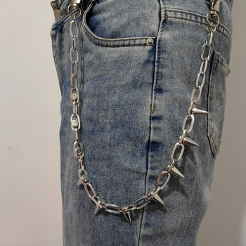 Αλυσίδα μέσης από μεταλλικό κράμα — unisex, χιπ-χοπ στυλ, ηλεκτροπλατίωση