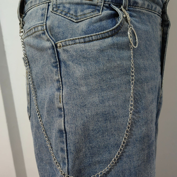 Αλυσίδα μέσης από μεταλλικό κράμα — unisex, χιπ-χοπ στυλ, ηλεκτροπλατίωση