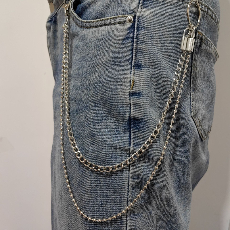 Αλυσίδα μέσης από μεταλλικό κράμα — unisex, χιπ-χοπ στυλ, ηλεκτροπλατίωση