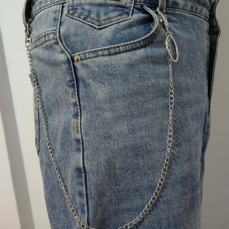 Αλυσίδα μέσης από μεταλλικό κράμα — unisex, χιπ-χοπ στυλ, ηλεκτροπλατίωση