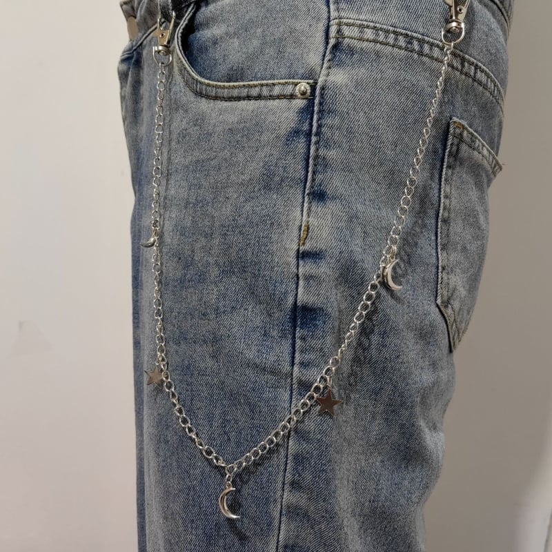 Αλυσίδα μέσης από μεταλλικό κράμα — unisex, χιπ-χοπ στυλ, ηλεκτροπλατίωση