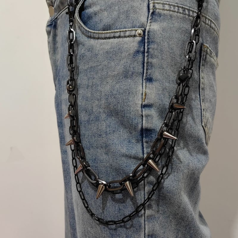 Αλυσίδα μέσης από μεταλλικό κράμα — unisex, χιπ-χοπ στυλ, ηλεκτροπλατίωση