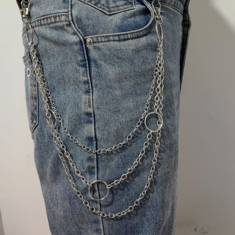 Αλυσίδα μέσης από μεταλλικό κράμα — unisex, χιπ-χοπ στυλ, ηλεκτροπλατίωση