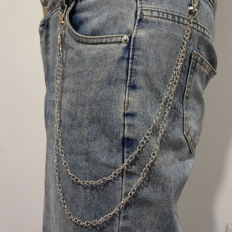 Αλυσίδα μέσης από μεταλλικό κράμα — unisex, χιπ-χοπ στυλ, ηλεκτροπλατίωση