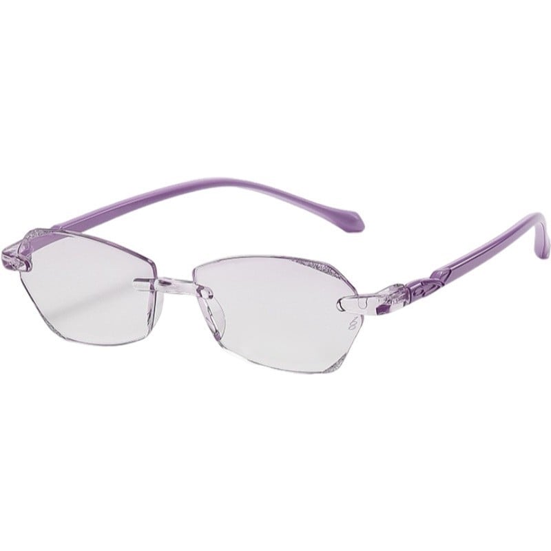 Lasīšanas brillēs ar zilās gaismas aizsardzību, vieglas, 21 g, PC lēcas, kvadrātveida rāmis