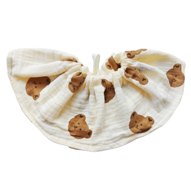 Dječji salivnik od čiste pamuka (>95%), apsorpcijski, s 360° zatvaranjem, šifra 8010, za novorođenčad