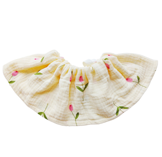 Dječji salivnik od čiste pamuka (>95%), apsorpcijski, s 360° zatvaranjem, šifra 8010, za novorođenčad