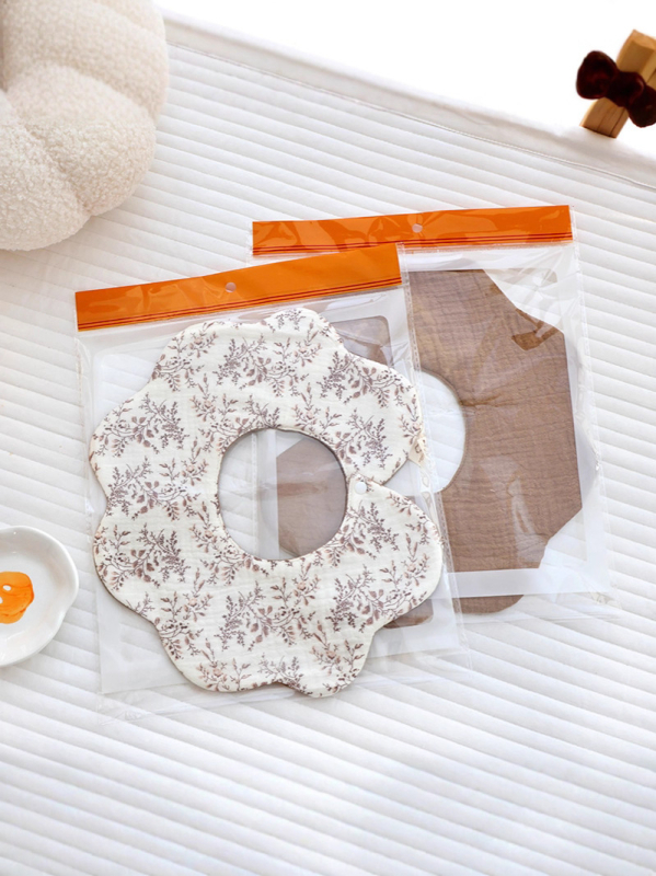 Bebina bavica od pamucne gaze, vodootporna, dvostrana, uzorak životinja